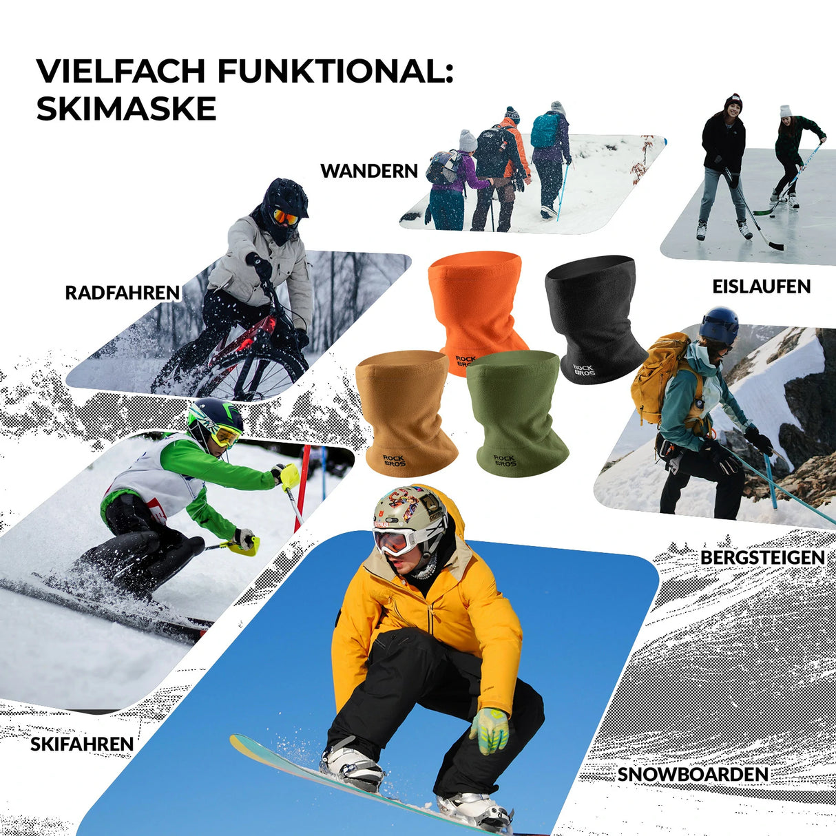 Sturmhaube Winter Balaclava – Fleece, winddichtes Multifunktionstuch