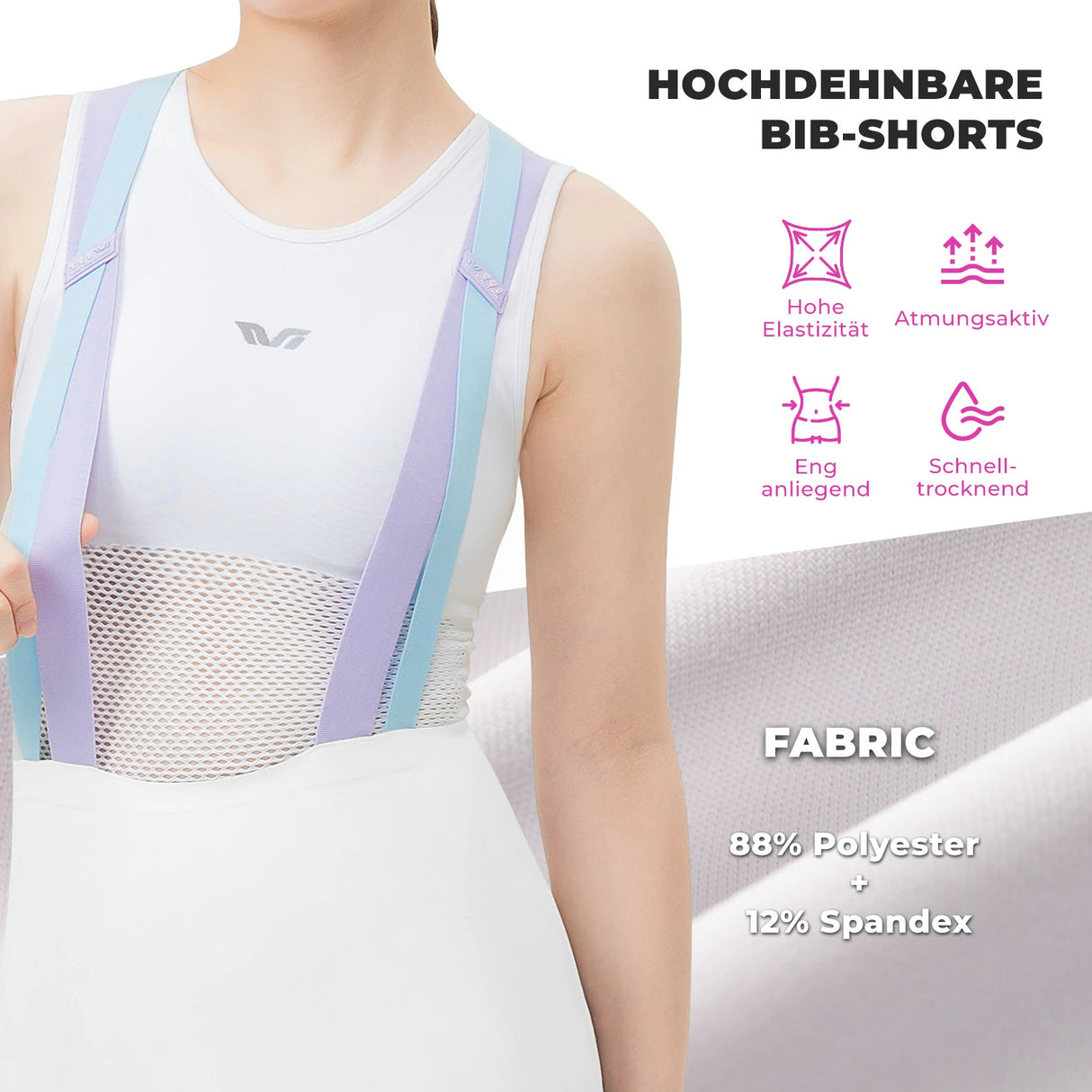 Entdecke die TRULY VITALITY Damen Bib-Shorts: Deine Lösung für ultimativen Komfort und Performance auf dem Rad.