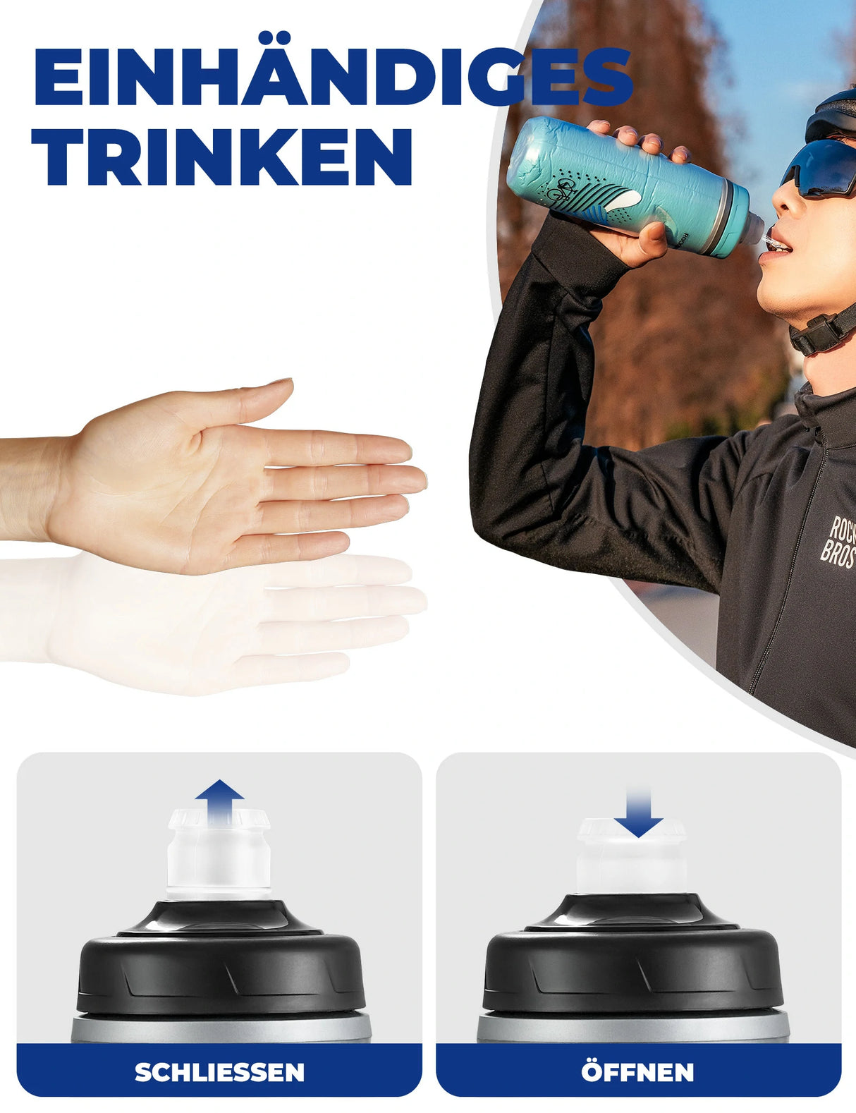 Fahrrad‑Trinkflasche 620 ml – 5 h Kühlhaltung