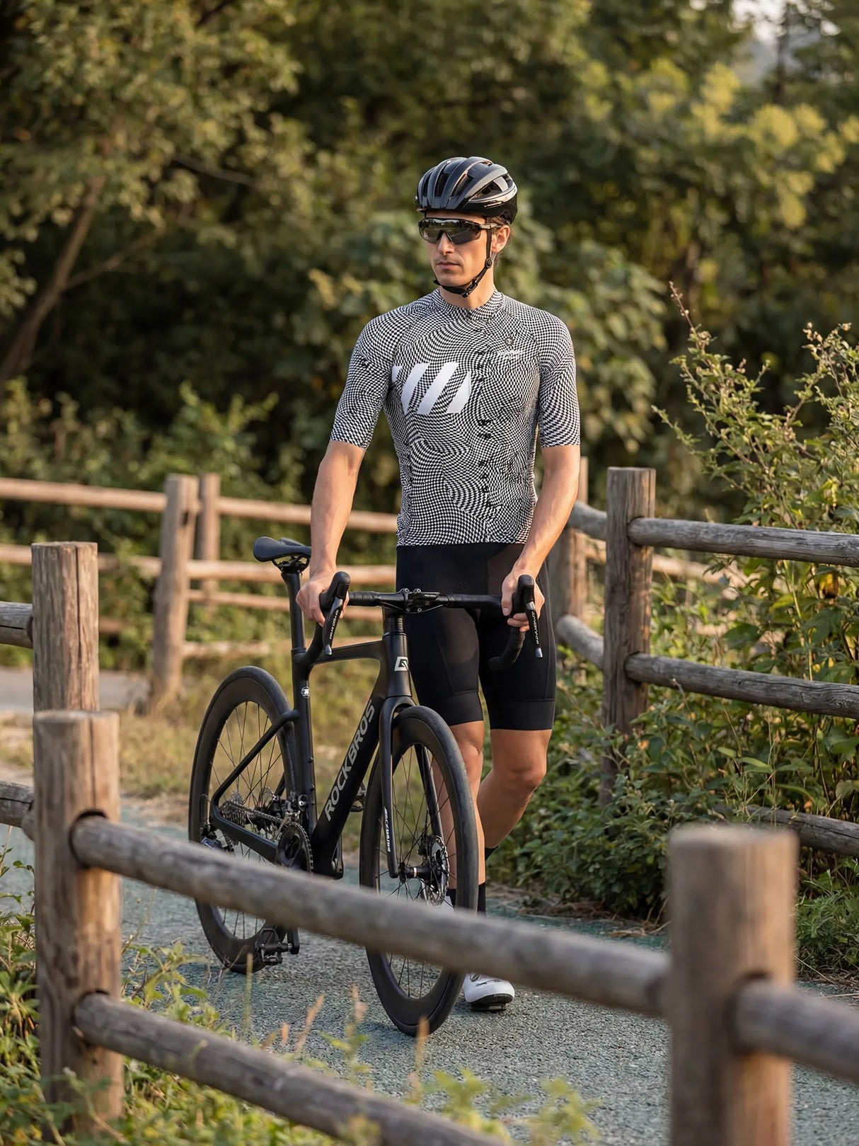 Herren-Radtrikot Pixel Riot