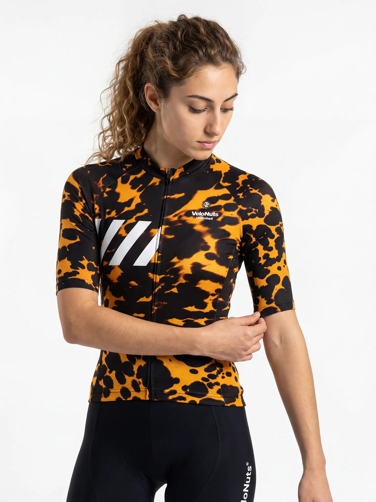 Damen-Radtrikot Pelzcode