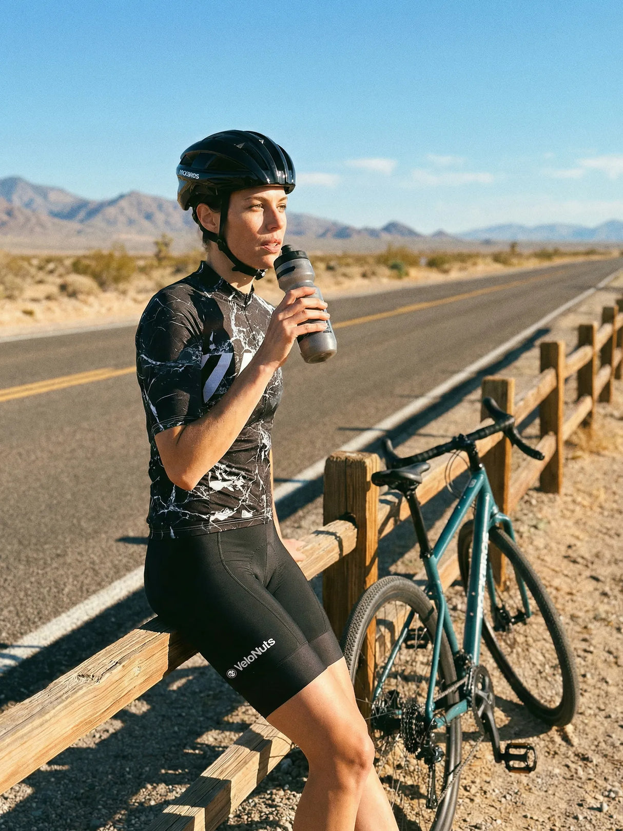 Damen-Radtrikot Liquid Terrain