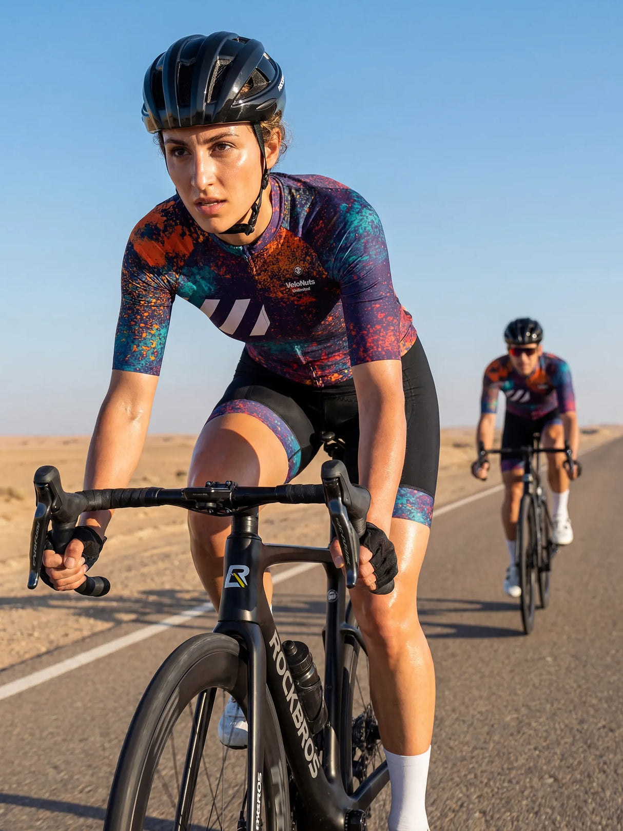 Damen-Radtrikot Ink Burst