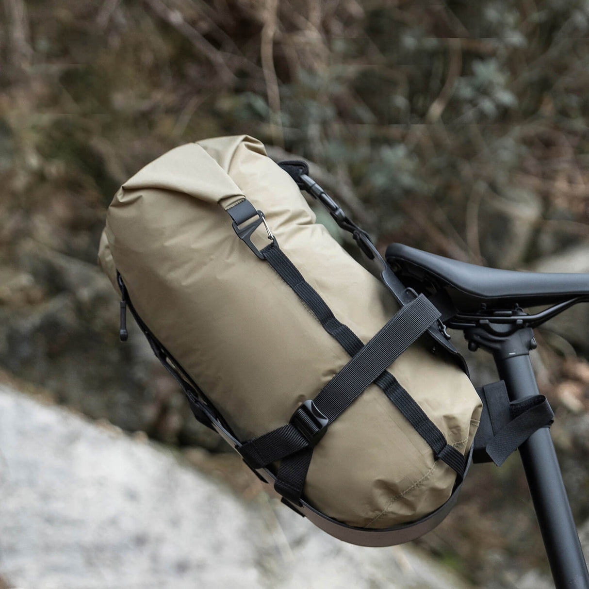 Qunature Wasserdichte Bikepacking Kompressionstasche