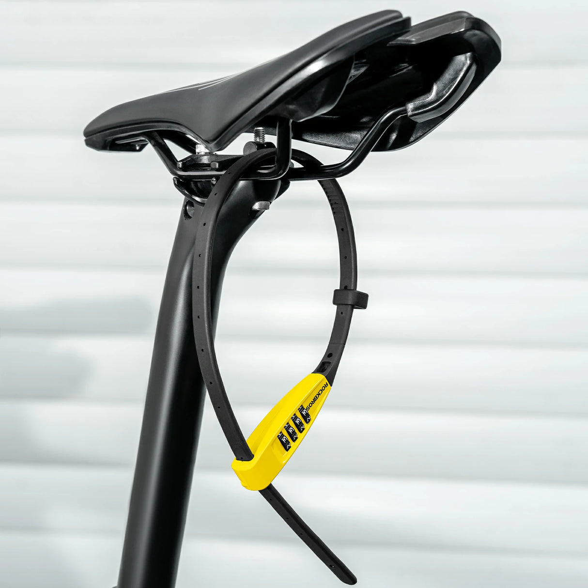 Fahrradschloss – 4‑stelliges Zahlenschloss mit Stahlkabel (54 cm, 98 g)