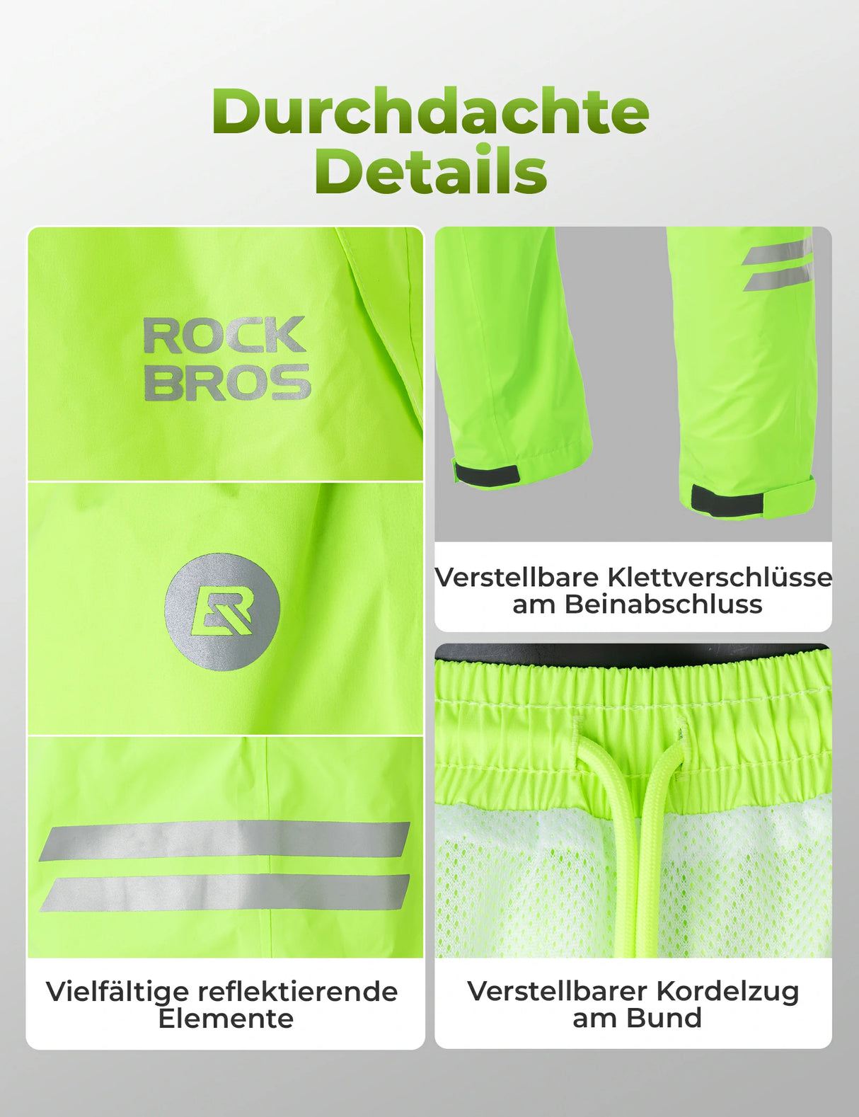 ROCKBROS Fahrradhose Herren Lang Wasserdicht - ROCKBROS-EU