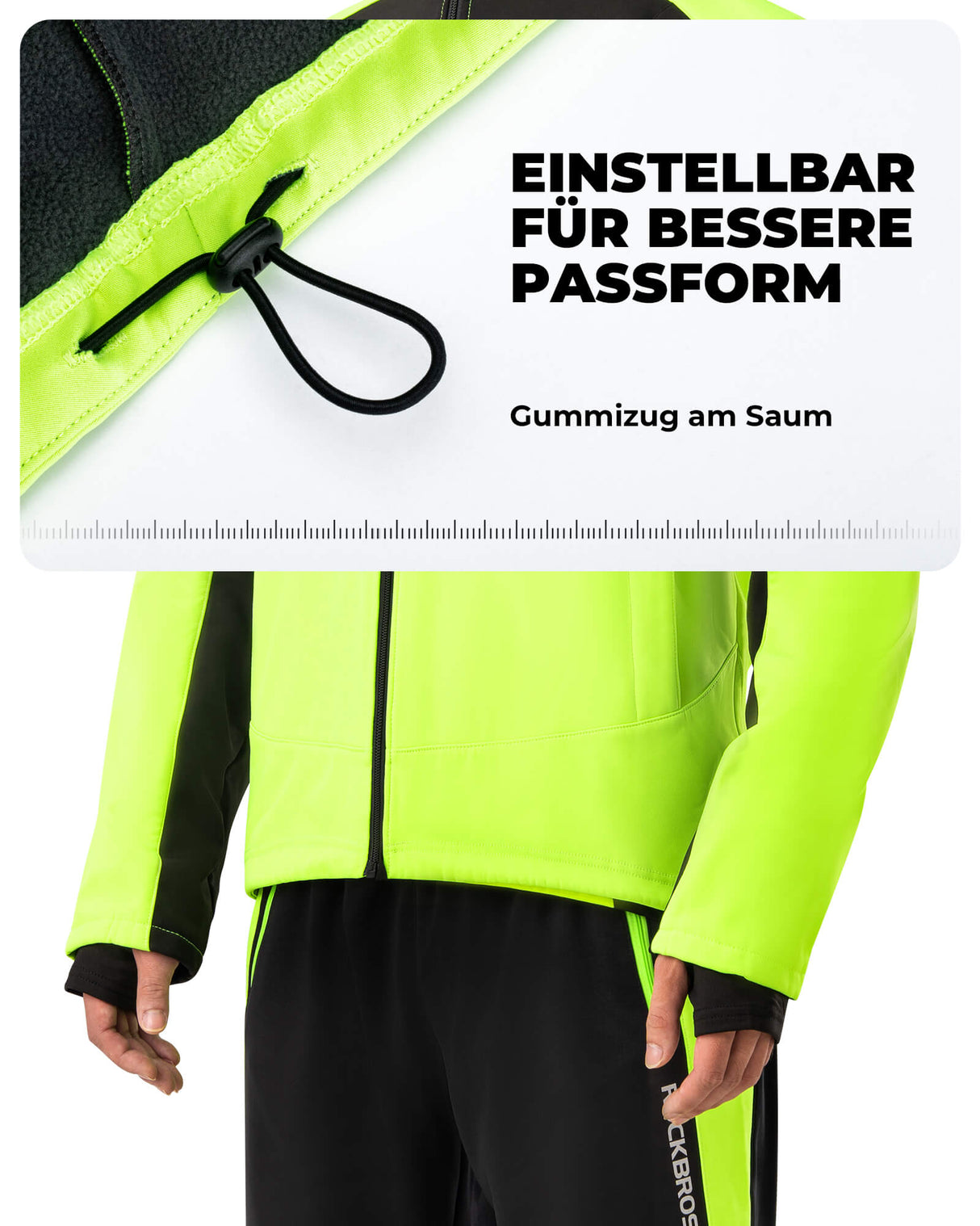 ROCKBROS Fahrradjacke Frühling Herren Radjacke Leuchtendes Grün - ROCKBROS-EU