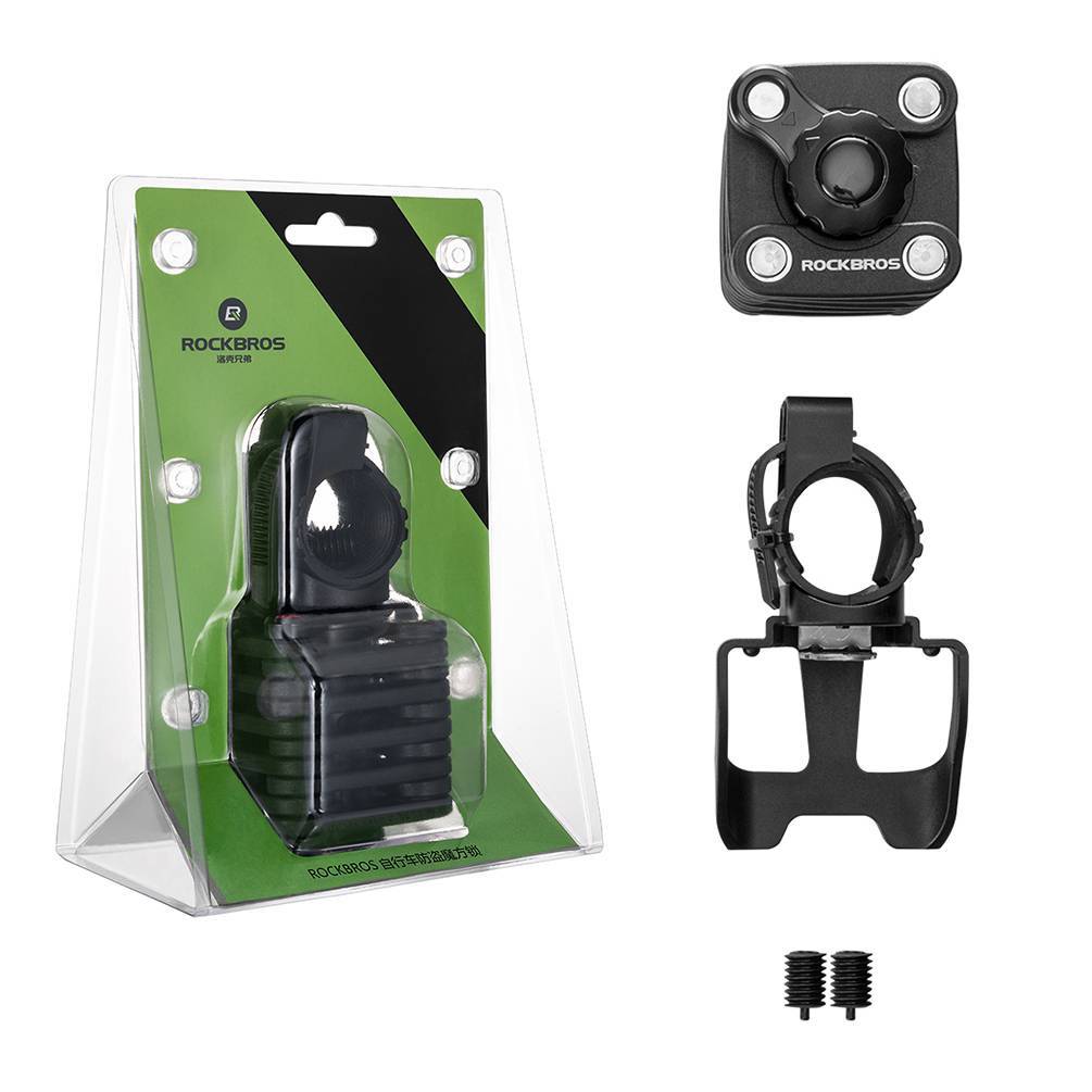 ROCKBROS Fahrradschloss Faltschloss mit Halterung 70 cm Lang Schwarz - ROCKBROS-EU