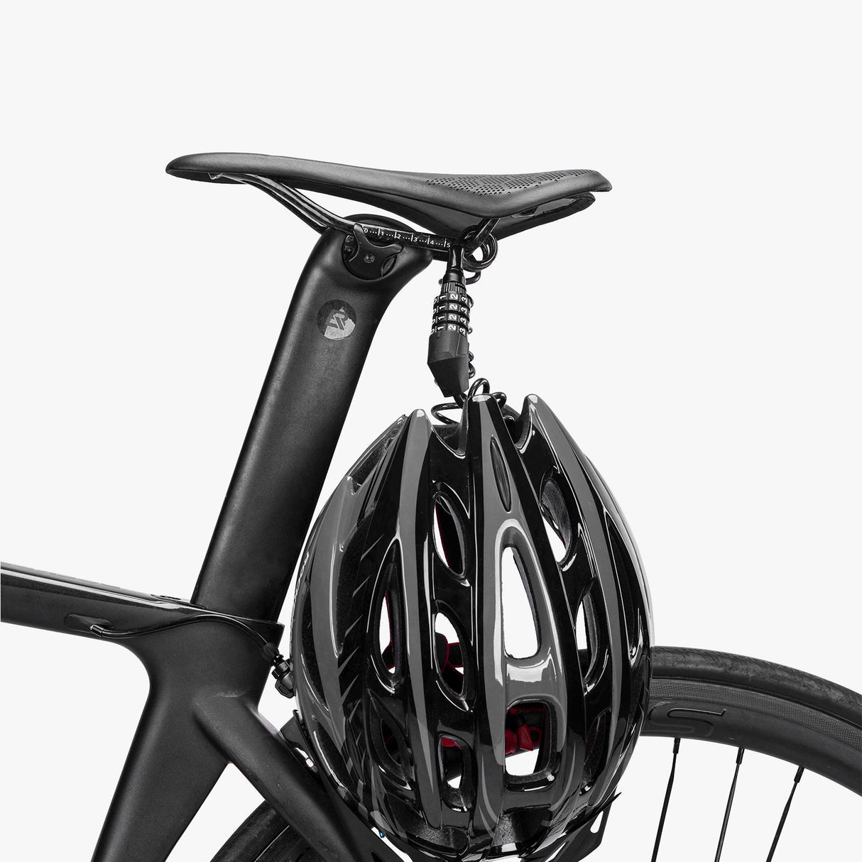 ROCKBROS Fahrradschloss Zahlenschloss Helmschloss mit 4-stellig Code max. 150 cm - ROCKBROS-EU