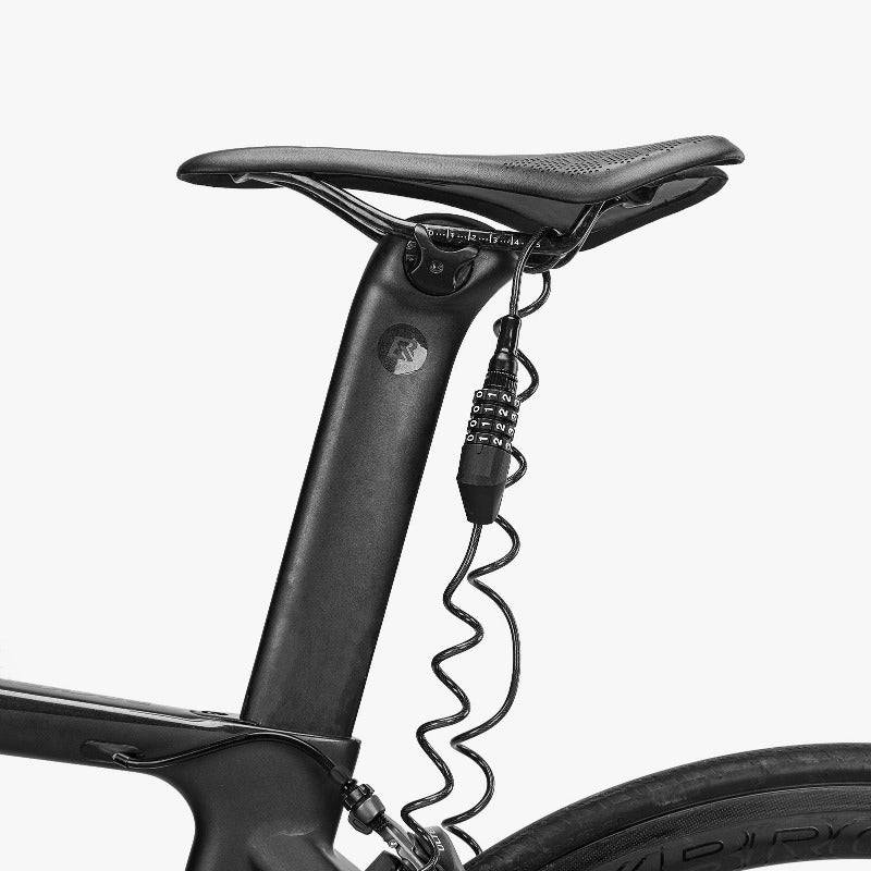 ROCKBROS Fahrradschloss Zahlenschloss Helmschloss mit 4-stellig Code max. 150 cm - ROCKBROS-EU