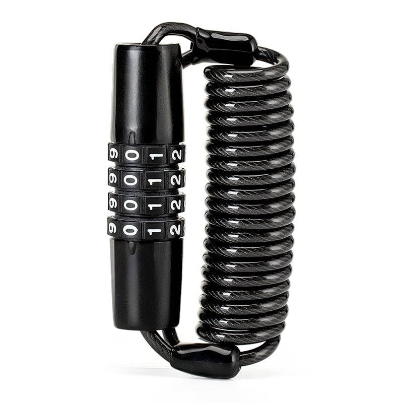 ROCKBROS Fahrradschloss Zahlenschloss Helmschloss mit 4-stellig Code max. 150 cm - ROCKBROS-EU