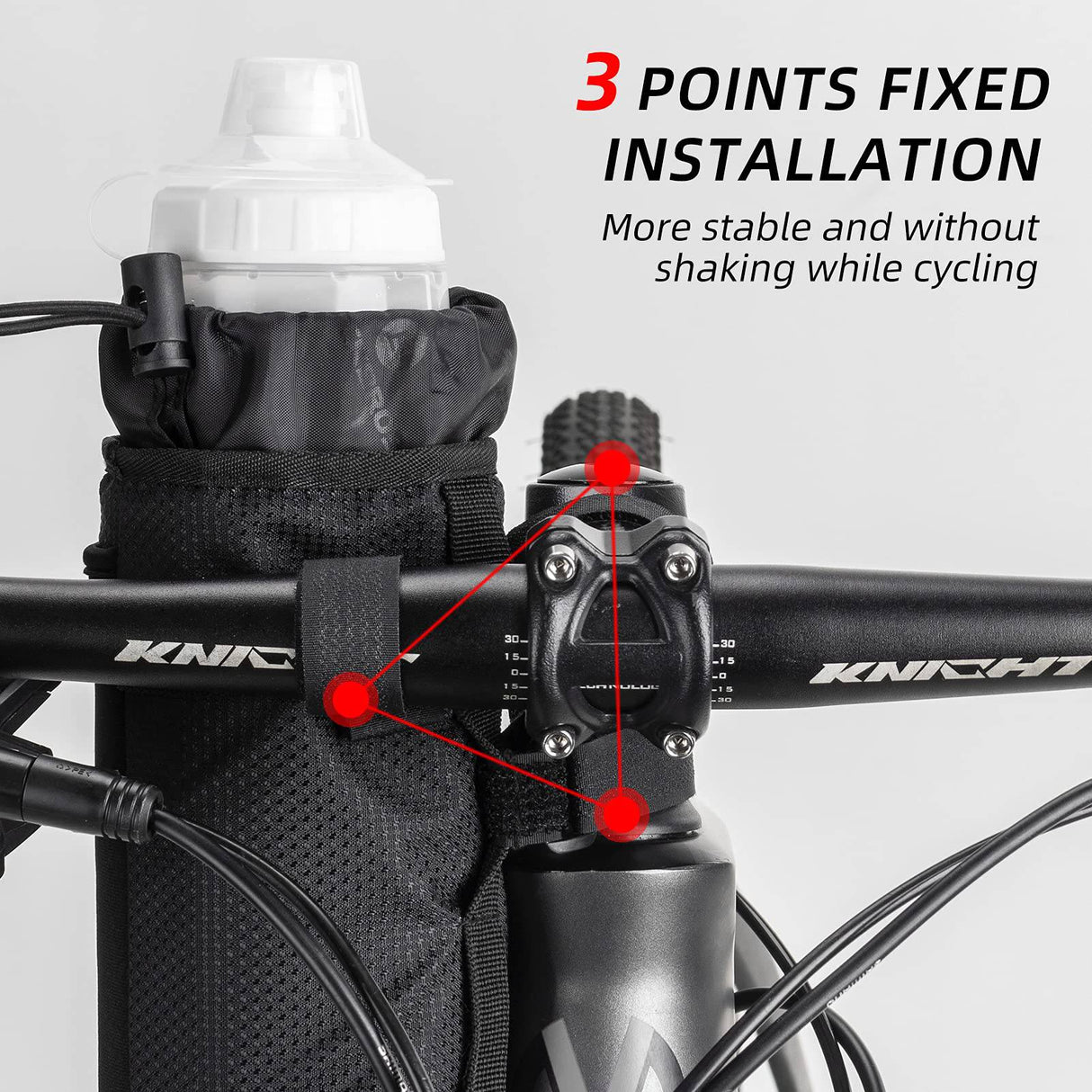 ROCKBROS Isolierte Fahrrad Lenkertasche mit Wasserflaschenhalter und Handytasche - ROCKBROS-EU