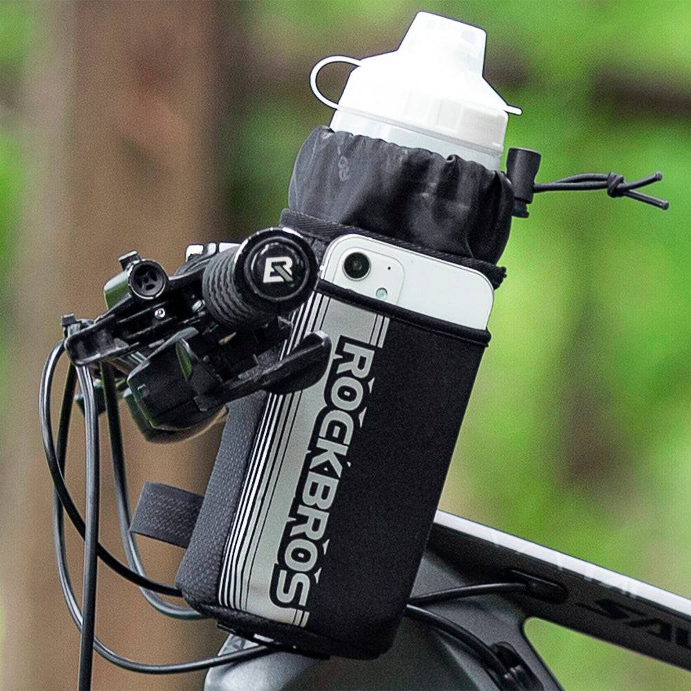 ROCKBROS Isolierte Fahrrad Lenkertasche mit Wasserflaschenhalter und Handytasche - ROCKBROS-EU