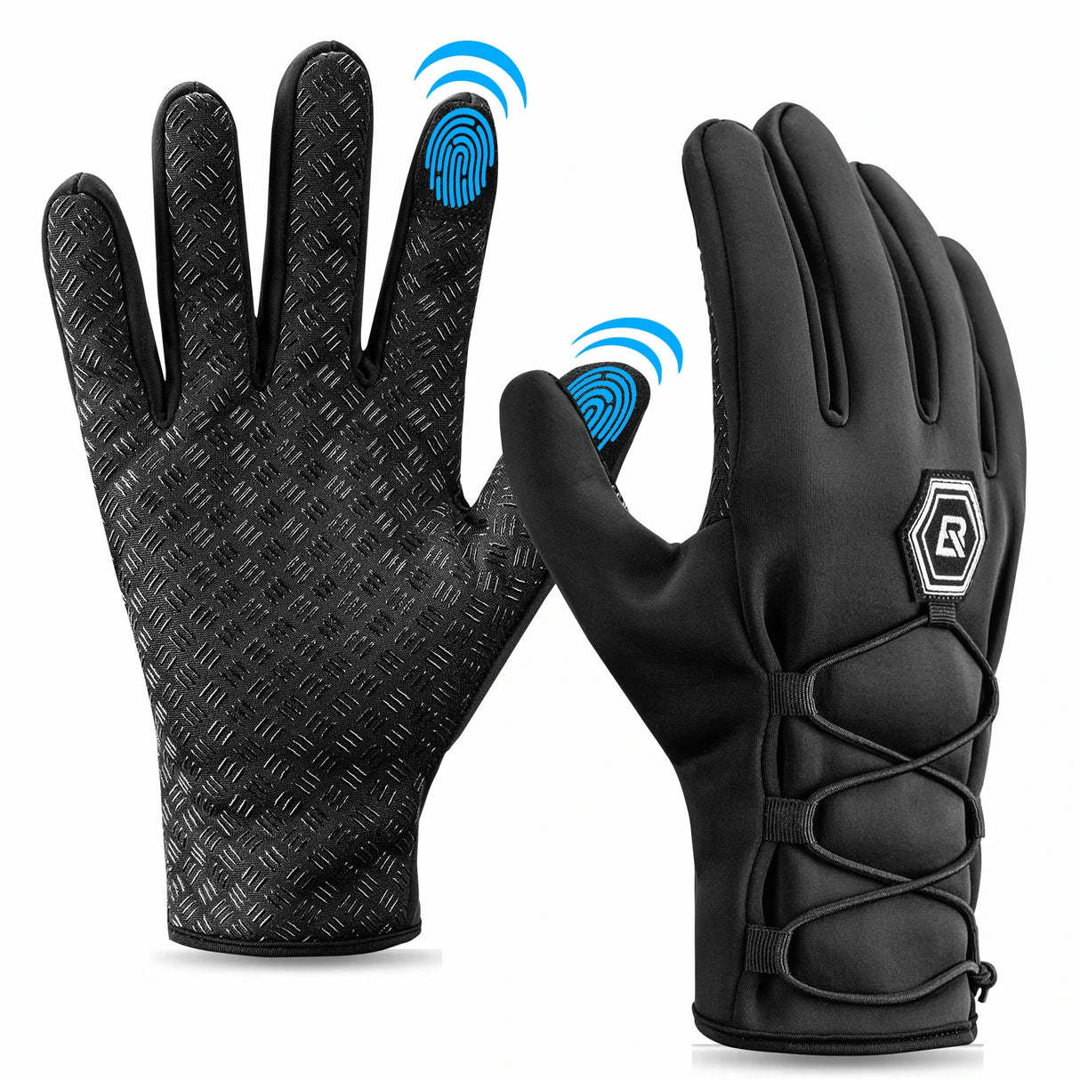 ROCKBROS Winter-Fahrradhandschuhe mit Touchscreen-Funktion