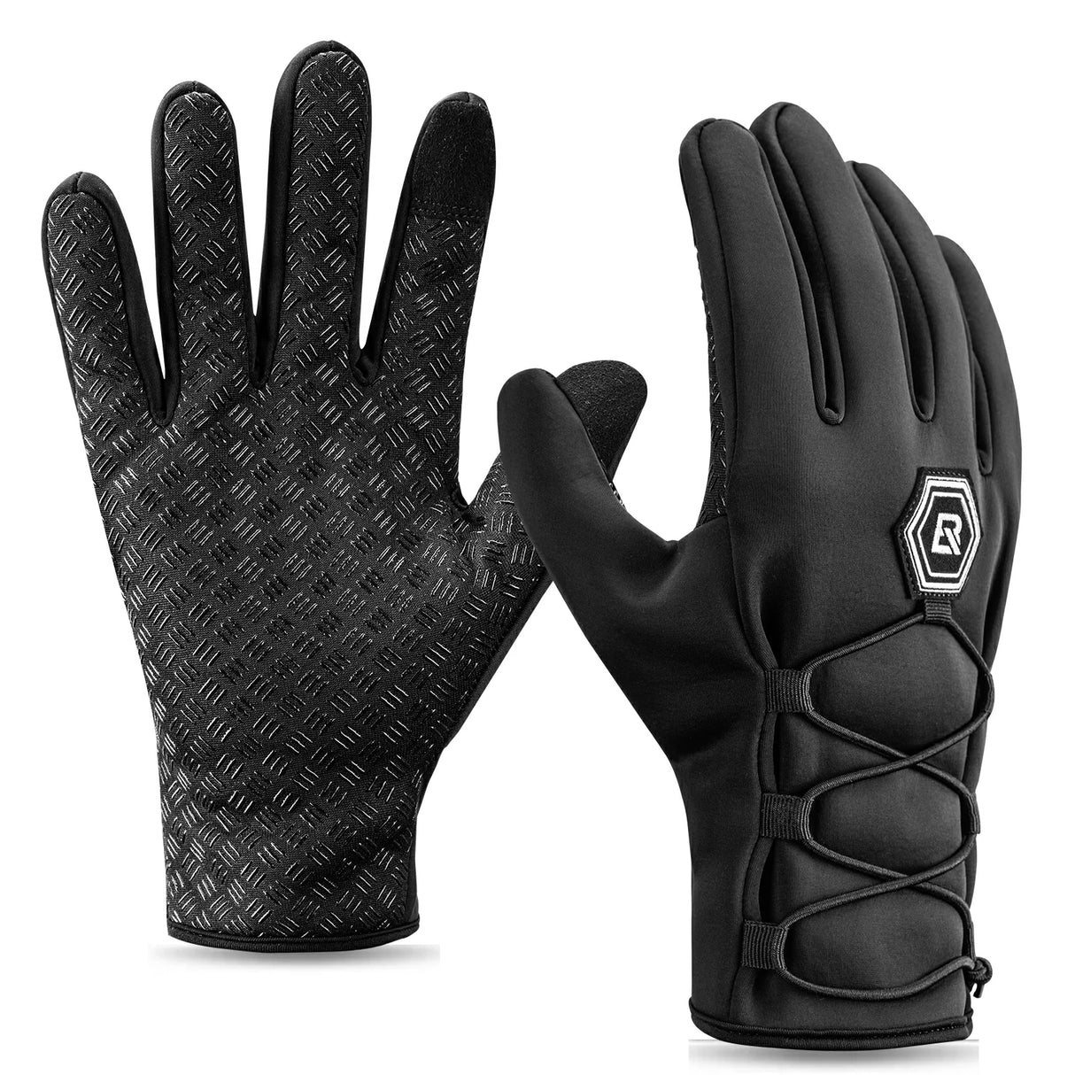 ROCKBROS Winter-Fahrradhandschuhe mit Touchscreen-Funktion