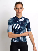 Damen-Radtrikot Liquid Terrain