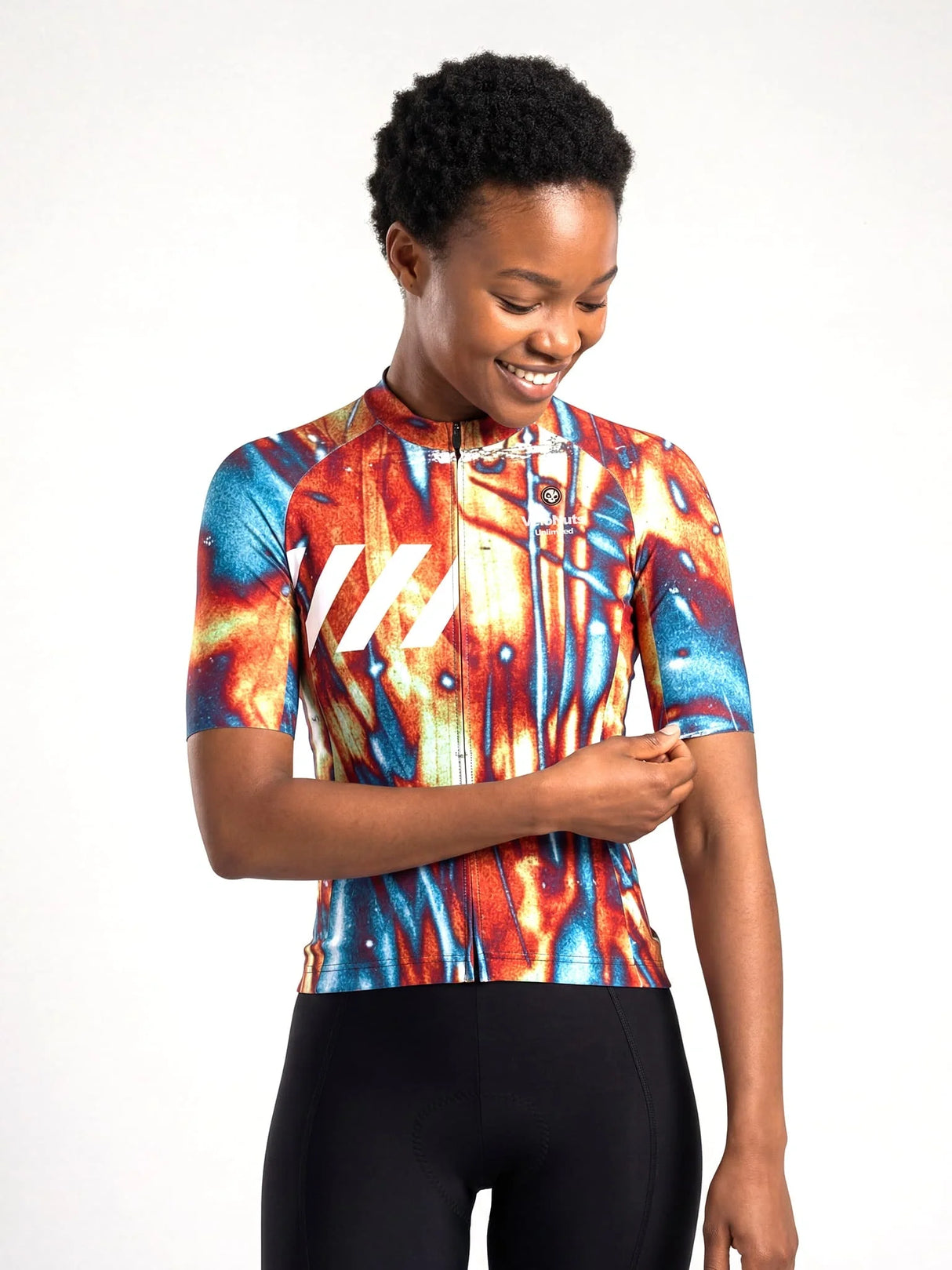 Damen-Radtrikot Ink Burst