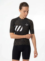 Damen-Radtrikot Liquid Terrain