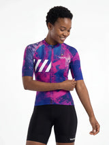 Damen-Radtrikot Ink Burst