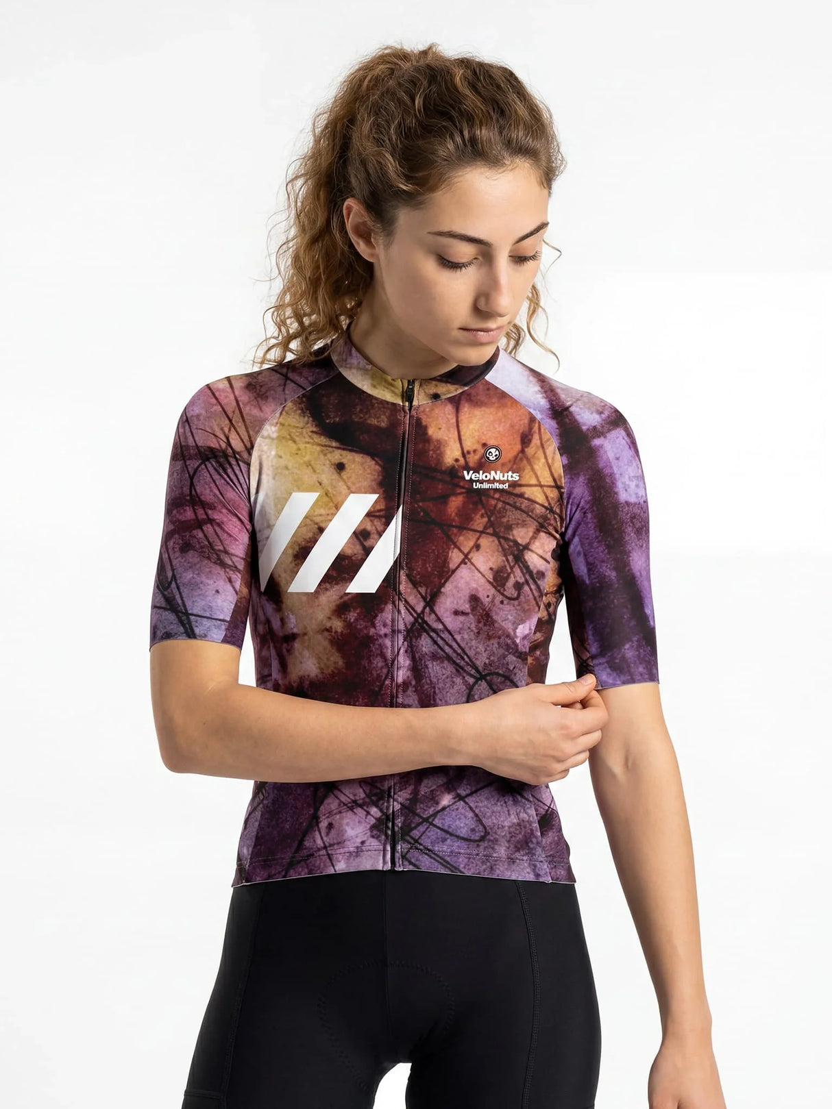 Damen-Radtrikot Liquid Terrain