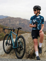 Damen-Radtrikot Liquid Terrain