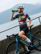 Damen-Radtrikot Retro Signal