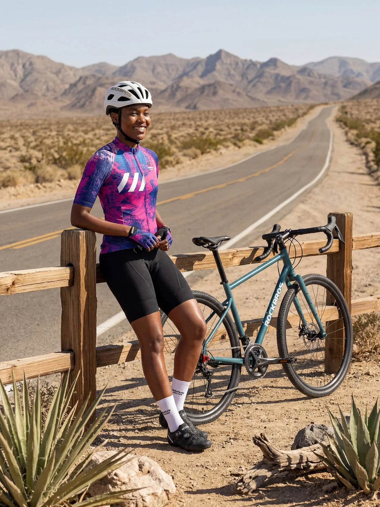 Damen-Radtrikot Ink Burst