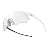 ROCKBROS Fahrradbrille Selbsttönend/Polarisiert UV400-Schutz Ohne Rahmen Unisex-Rosa/Selbsttönend