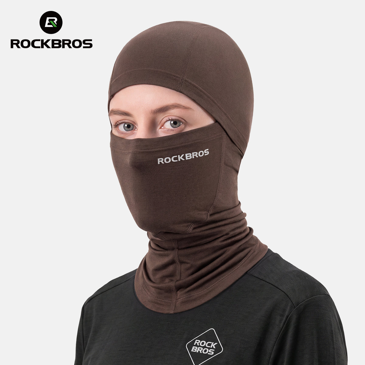 Rockbros Sturmhaube Tencel Merinowolle, winddicht warm, Winter Balaclava