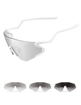 Photochrome Fahrradbrille mit UV400 Schutz