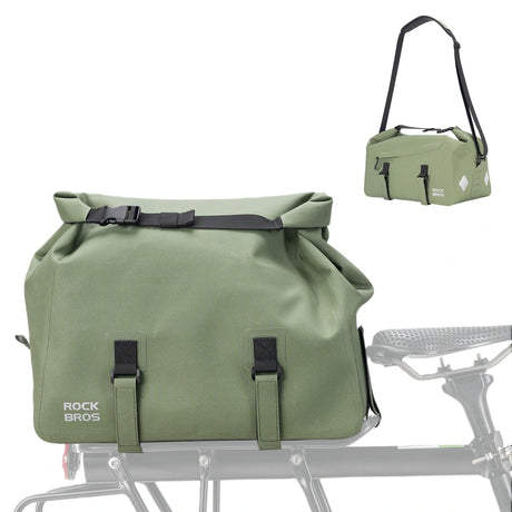 Fahrrad‑Gepäckträgertasche 16L – 100 % Wasserdicht, AS‑155 RideMate