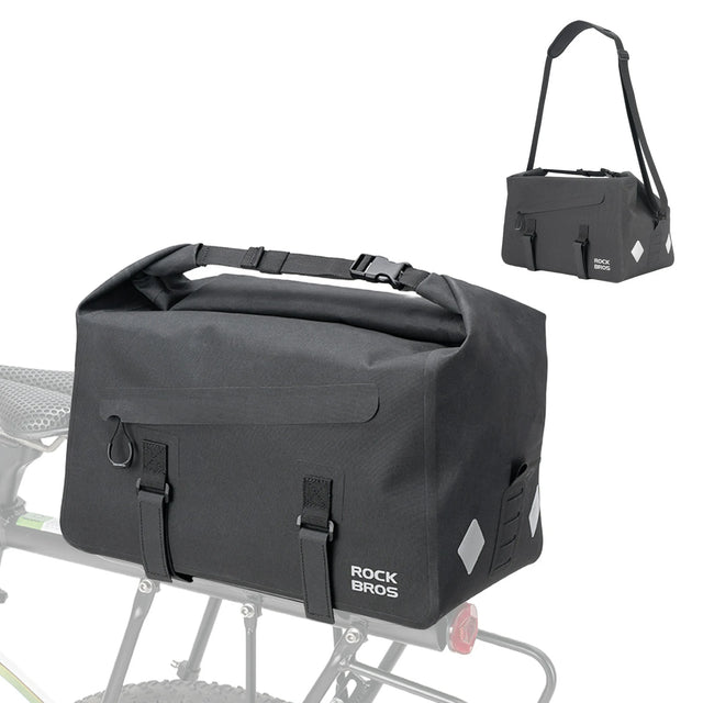 Fahrrad‑Gepäckträgertasche 16L – 100 % Wasserdicht, AS‑155 RideMate