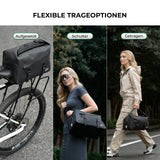 Fahrrad‑Gepäckträgertasche 16L – 100 % Wasserdicht, AS‑155 RideMate