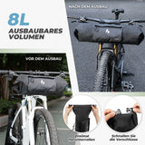 AS-154 RideMate Lenkertasche – 100% Wasserdicht, 8L