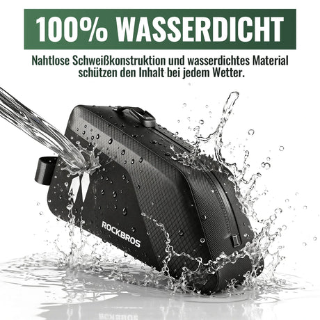 AS-151 RideMate Oberrohrtasche – 100% Wasserdicht, 1L Volumen
