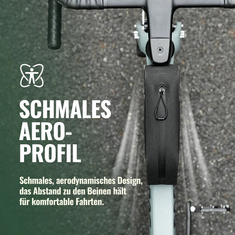 AS-151 RideMate Oberrohrtasche – 100% Wasserdicht, 1L Volumen
