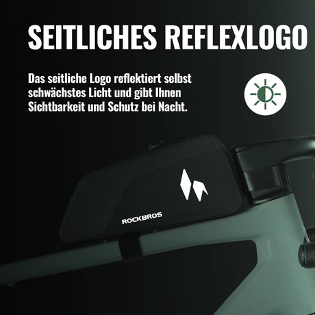 AS-151 RideMate Oberrohrtasche – 100% Wasserdicht, 1L Volumen