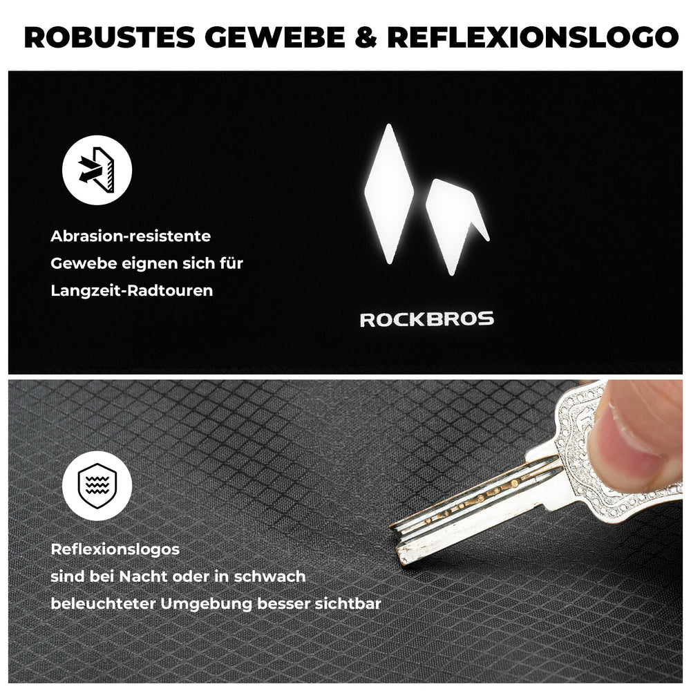 AS-156 RideMate Gepäckträgertasche für Vordergabel – 100% Wasserdicht, 7L