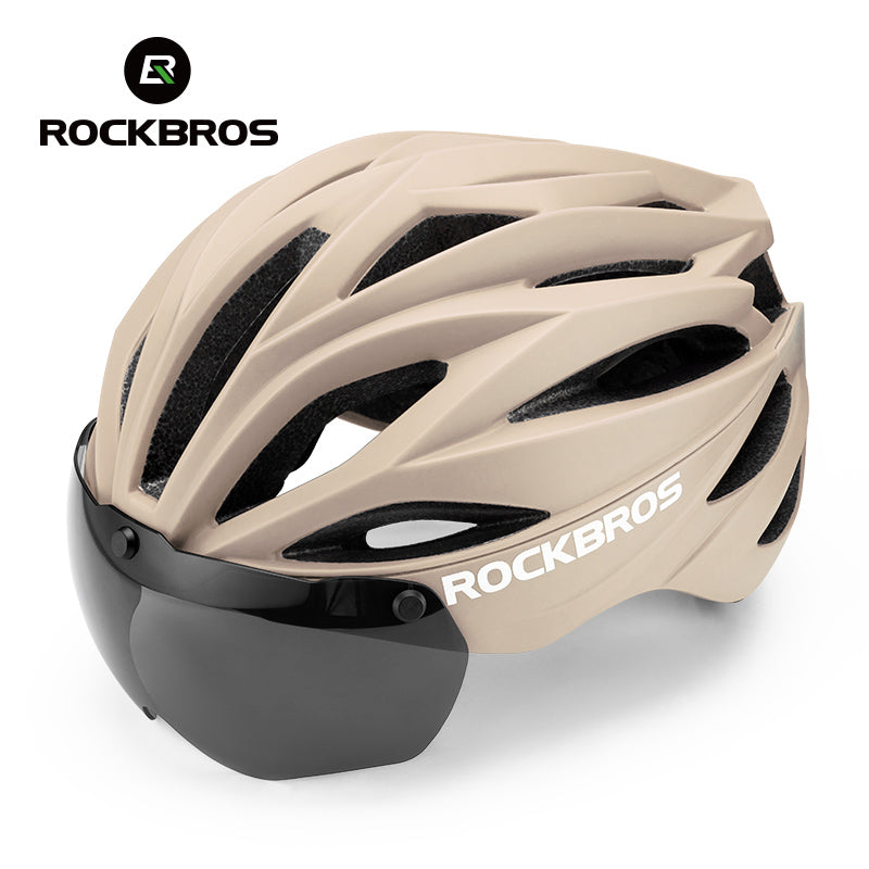 Casque de vélo ROCKBROS, casque VTT magnétique détachable avec visière