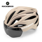 Casque de vélo ROCKBROS, casque VTT magnétique détachable avec visière