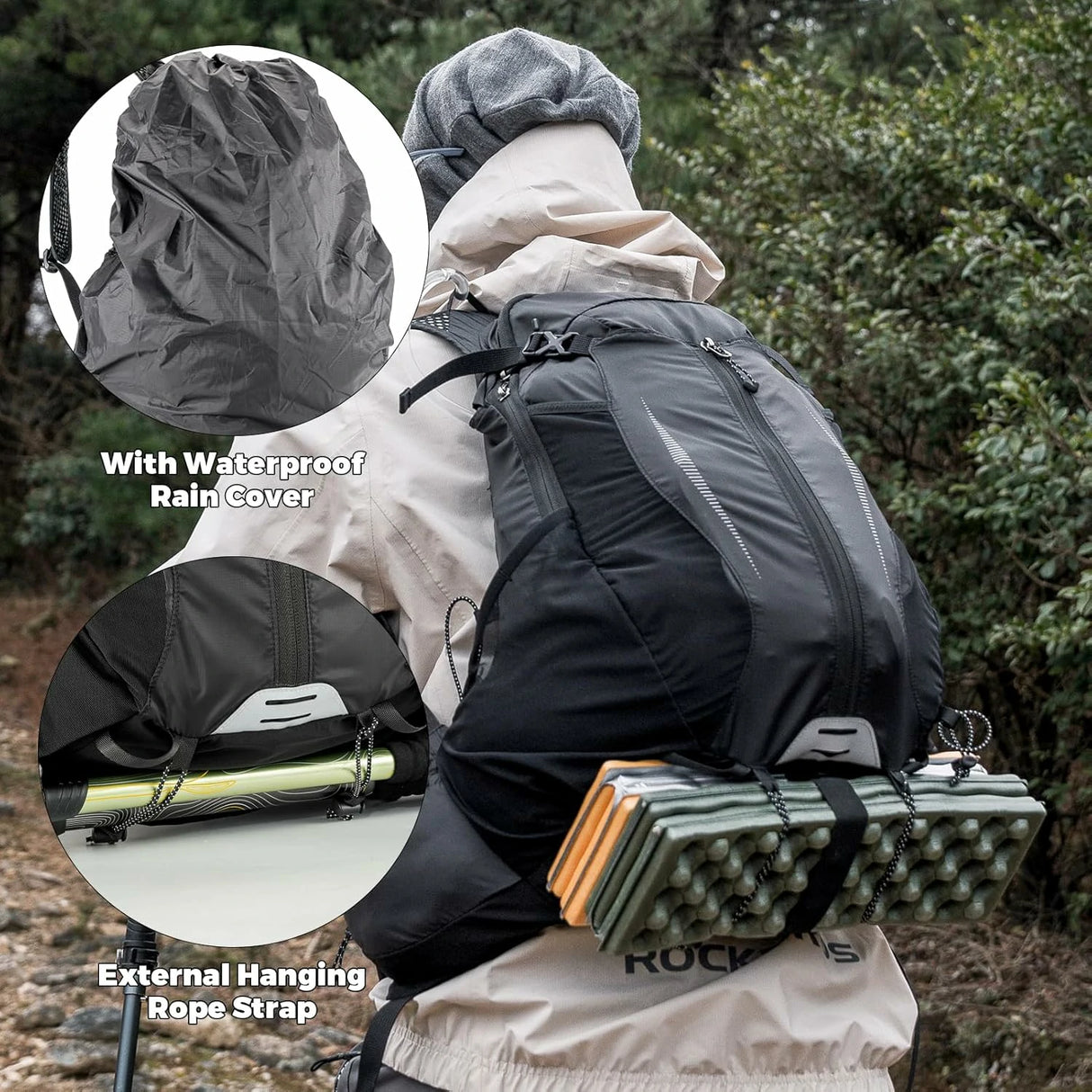 17L Outdoor Rucksack mit integriertem 2L Hydrationssystem