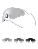 Photochrome Fahrradbrille mit UV400 Schutz