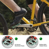 Pédales de vélo en aluminium ROCKBROS 2 en 1, compatibles SPD, pour VTT, vélo de route et vélo de ville.