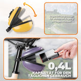 ROCKBROS Fahrrad Satteltaschen Hard Shell Reflektierend 0,4 L mit Halterung - ROCKBROS-EU