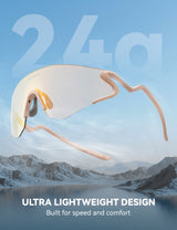 Photochrome Fahrradbrille mit UV400 Schutz