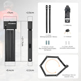 Antivol de vélo pliable ROCKBROS 104 cm