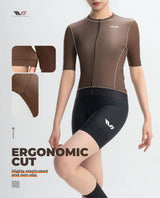 TVI Damen Fahrradtrikot - Digital Dune für MTB & Rennrad