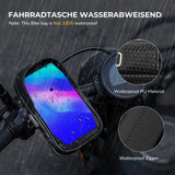 ROCKBROS handlebar bag 360° rotation mobile phone holder for motorcycles and bicycles