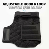 Beinlinge Knieschutz Winter – 1 Paar Wärmende Knieschoner mit Fleece & Winddichtung