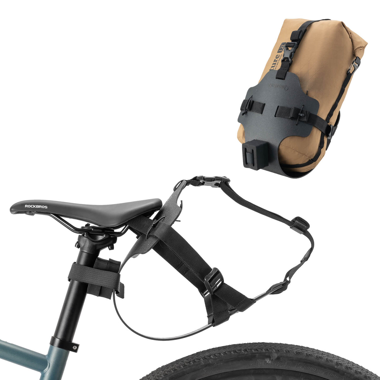 Qunature Bikepacking Heck Gepäckträger